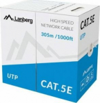 LANBERG LAN UTP CABLE 100MB/S 305M WIRE CCA BLUE