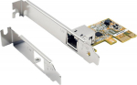 Exsys PCI-EXPRESS Ehternet card 1 Port with.LowProfileB&uuml;gel RealtekChipsatz - Netzwerkkarte - PCI-Express