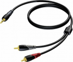 Cable Procab Jack 3.5mm - RCA (Cinch) x2 15m czarny (CLA711/15)