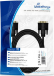 MediaRange DVI Anschlusskabel 2x DIV (24+1-pole) 2m schwarz