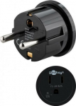 PremiumCord Goobay Travel Adapter USA/Japan for devices and chargers with a European plug