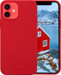 D. Bramante dbramante1928 Greenland - Back cover for mobile phone - snap-on - 100 % recycled plastic - candy apple red - for Apple iPhone 12 mini