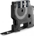 DYMO Rhino Band Vinyl 12mmx5.5m wei&szlig; ->schwarz