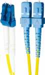 AFLHYPER Enhanced LC - SC G.652D YELLOW LSZH 2F 2.0mm ZDPX 10M
