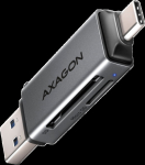 Axagon CRE-DAC External, Type-C+Type-A 2-slot SD/microSD