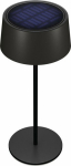Realtron RealPower LED-Solar Table lamp dimmable with battery,schwarz