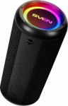 Speaker SVEN PS-315, black, power output 2x10W (RMS), Waterproof (IPx6), TWS, Bluetooth, USB, microSD, lithium battery