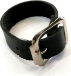 Peach Befestigungsschlaufe f&uuml;r Gep&auml;ckanh&auml;nger,Leder,schw.100