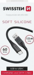 Kabel USB Swissten USB-C - USB-C 1.5 m Czarny (71532010)