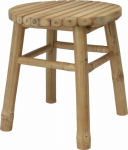 Ambiance Bamboo stool, short, &Oslash; 35 x 38 cm