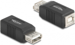 DELOCK Adapter USB 2.0 A Female to B Buchse