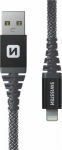 Kabel USB Swissten USB-A - Lightning 1.5 m Szary (71543010)
