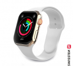 Swissten Silicone Band for Apple Watch 1/2/3/4/5/6/SE / 38 mm / 40 mm / White