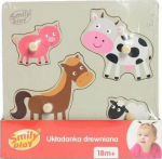 Wooden Puzzle Rural animals