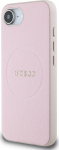 Guess PU Grained Classic Logo MagSafe Case for Apple iPhone 16e