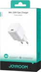 Joyroom JR-TCG15 Travel Charger Mini GaN Fast Charger Type-C, PD 30W / White