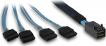Inter-Tech Serial Attached SCSI (SAS) til SATA/SAS internal cable Sort 70cm