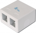 DIGITUS Geh&auml;use f&uuml;r Keystone 2xKeystone, wei&szlig;