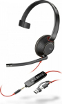 Poly Headset Blackwire 5210 USB-C + 3.5mmP +USB-C/A 8X230AA