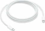 USB-kaabel USB-C otsik <-> USB-C otsik, 2m, 240W, valge, punutud kaabliga, Apple