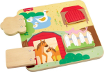 MATTEL Fisher Price - Wooden Farm Animals Board (JCY33)