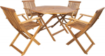 Garden furniture set FINLAY table and 4 chairs