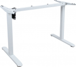 Table leg ERGO LIGHT with 1 motor, white