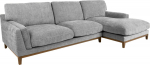 Corner sofa BASIL RC, grey