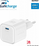 Swissten Travel Charger Gan 1X USB-C 35W Power Delivery White
