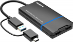 MicroConnect USB-C or USB A 2in1 to HDMI, 2x splitter, with one click