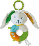 AS Baby Clementoni - Lovely Soft Bunny Rattle (1000-17787)