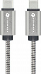Kabel USB ForCell USB-C - USB-C 2 m Silver