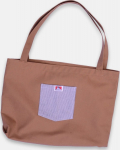 Nuvola Pelle Ben Davis Canvas Tote Brown