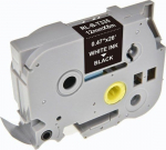 Tape BROTHER TZE-335 12mm x 8m white on black replacement