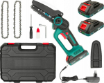 NeviQ L06302 6" Battery - chainsaw | Akumulator: 2.0Ah 20V | Moc: 450 W | fence: 6" | Silnik: brushless | Tool Kit | 2x łańcuch 6"