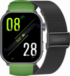 GRAVITY GT28-4 Men's Smartwatch Strap + Bracelet / green-black