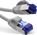 InLine Patchcord Slim flexible Cat.6A, S/FTP, TPE (LSZH), PoE, szary, 1.5m (74914)