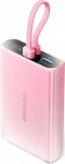 Vention 10000 mAh USB-C + Lightning + USB-A 22.5W z display LED pink