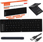 Zenwire Foldable Mini Wireless Bluetooth Keyboard for Phone Tablet USB-C