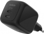 Belkin Ladeger&auml;t Dual USB-C 67W PD + PPS ,schwarz WCH020kqBK