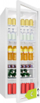Bomann KSG 7292 white Glass Door Refrigerator 143 cm