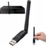 Network Card Adapter WiFi USB Wi-Fi Antenna for Decoder Tuner DVB-T2 HEVC Zenwire WD-1516