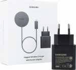 Magnetic induction charger Samsung EP-P2900TB 25W Qi2 + Charger 45W Black