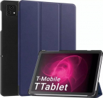 Strado tablet case Smart Case cover do T-Mobile T Tablet 5G 10.36'' putting to sleep, navy