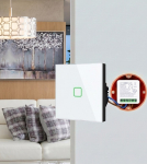 GreenBlue Flush-Mount WiFi Relay, Android/iOS/Alexa/Google Home, 100&ndash;240 V AC, 50/60 Hz, max. 16 A, for 150 W LEDs, GB739