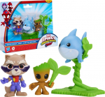 Hasbro Disney Jr.: Marvel Spidey and His Amazing Friends Rescue Webs - Groot, Rocket & Jeff the Land Shark Figures (G3045)