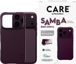 CARE by PanzerGlass Samba Beskyttelsescover til iPhone 18 Pro, iPhone 17 Pro Dark Cherry