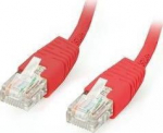 Equip Patchkabel Cat6 U/UTP 2xRJ45 1.00m rot PVC Polybeutel