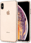 Kaitse&uuml;mbris Liquid Crystal Glitter, Apple iPhone Xs Max, l&auml;bipaistev, s&auml;delusega, Spigen