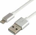 Kabel USB EverActive USB-A - Lightning 1 m White (CBS-1IW)